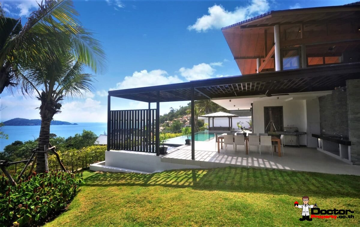 Fantastic 6 Bedroom Villa - Panoramic Sea View - Kalim Beach - Phuket West - for sale